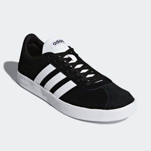 Adidas VL Court 2.0 Black White Skateboard Size 10